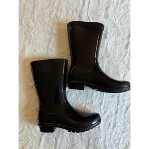 Ugg Black Rain Boots Size 13C